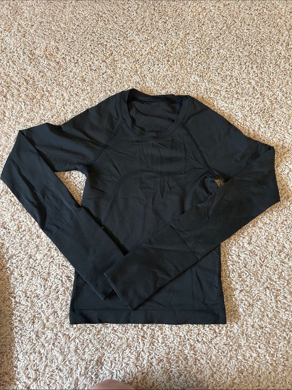 lululemon athletica Black Long Sleeve Performance Top